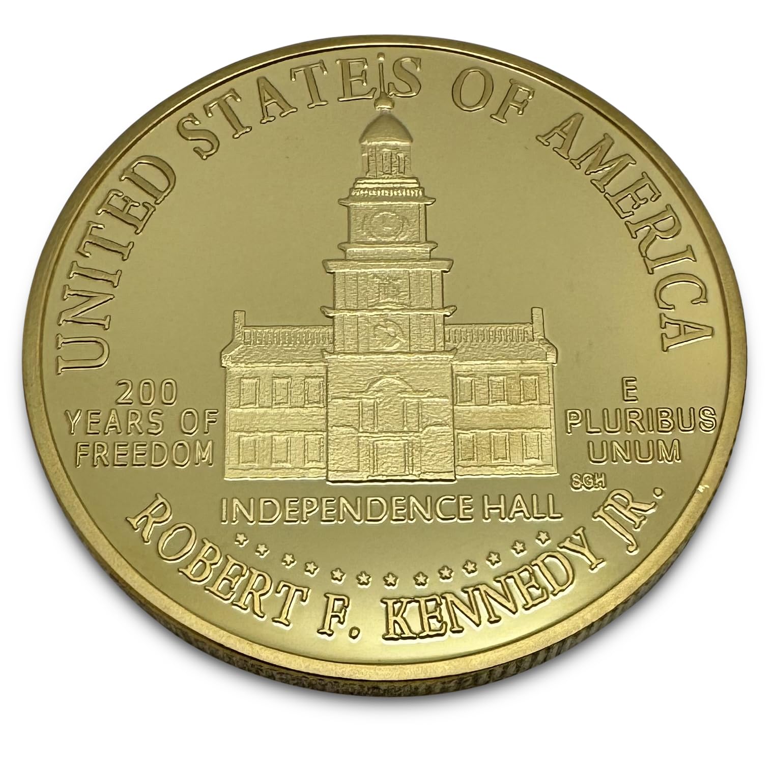 Amazon.com: Aizics Mint Robert F Kennedy Jr. 2024 Gold Trump Coin